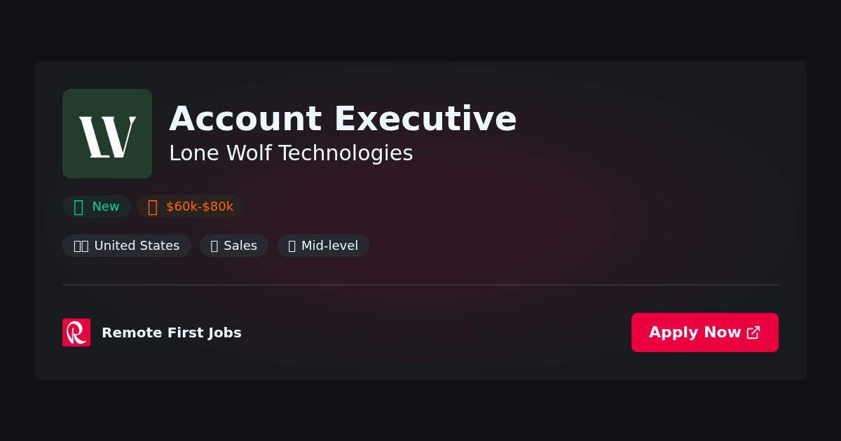 Account Executive at Lone Wolf Technologies Jobs | Skills & Interview Guide Account Executive at Lone Wolf Technologies Jobs | Skills & Interview Guide