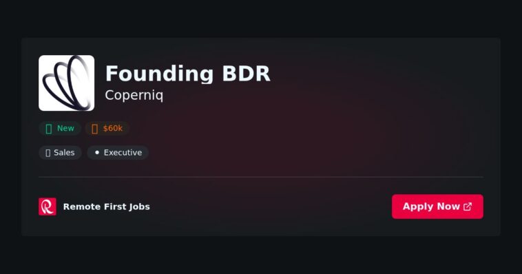 Founding BDR at Coperniq Jobs | Skills & Interview Guide Founding BDR at Coperniq Jobs | Skills & Interview Guide