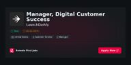 Manager, Digital Customer Success at LaunchDarkly Jobs | Skills & Interview Guide