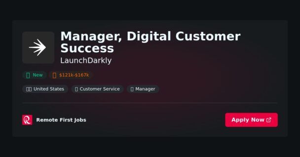 Manager, Digital Customer Success at LaunchDarkly Jobs | Skills & Interview Guide Manager, Digital Customer Success at LaunchDarkly Jobs | Skills & Interview Guide