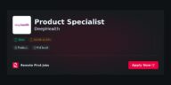 Product Specialist at DeepHealth Jobs | Skills & Interview Guide