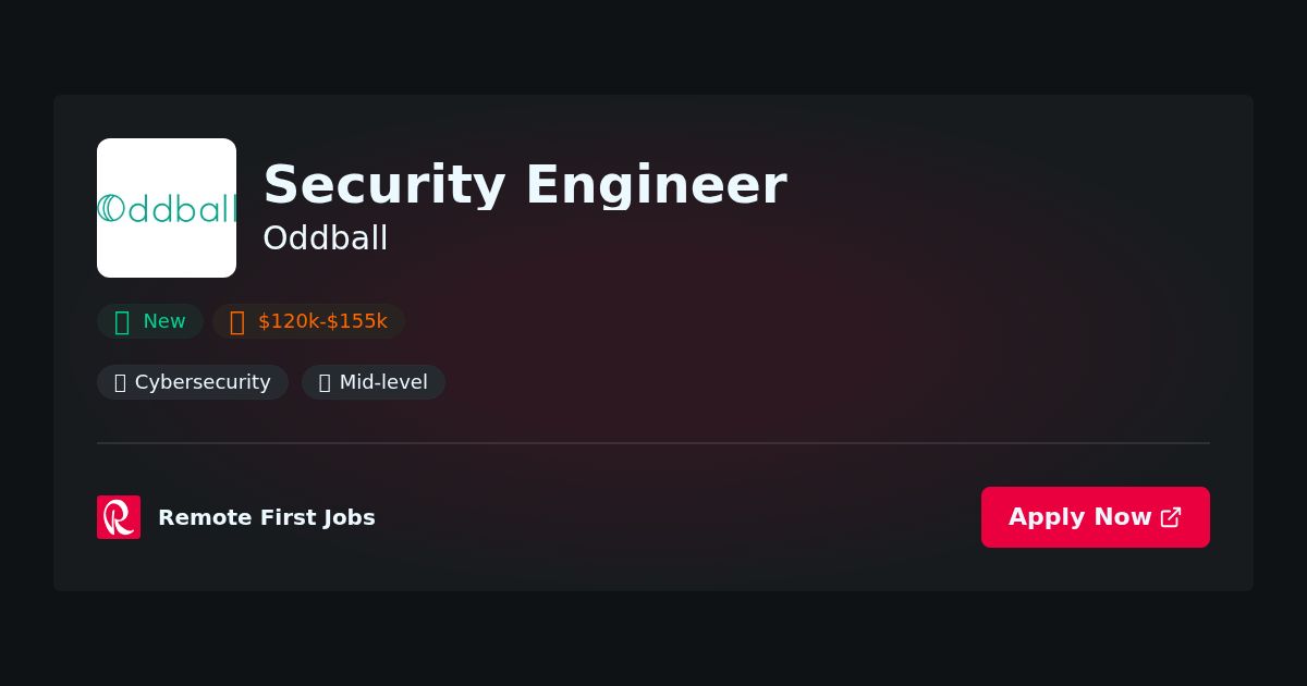 Security Engineer at Oddball Jobs | Skills & Interview Guide Security Engineer at Oddball Jobs | Skills & Interview Guide