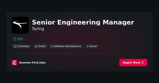 Senior Engineering Manager at Turing Jobs | Skills & Interview Guide Senior Engineering Manager at Turing Jobs | Skills & Interview Guide