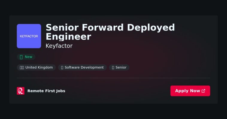 Senior Forward Deployed Engineer at Keyfactor Jobs | Skills & Interview Guide Senior Forward Deployed Engineer at Keyfactor Jobs | Skills & Interview Guide