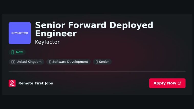 Senior Forward Deployed Engineer at Keyfactor Jobs | Skills & Interview Guide Senior Forward Deployed Engineer at Keyfactor Jobs | Skills & Interview Guide