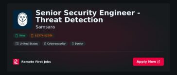 Senior Security Engineer – Threat Detection at Samsara Jobs | Skills & Interview Guide