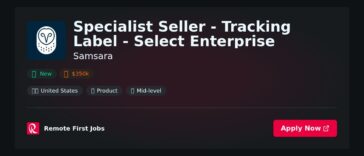Specialist Seller – Tracking Label – Select Enterprise at Samsara Jobs | Skills & Interview Guide