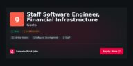 Staff Software Engineer, Financial Infrastructure at Gusto Jobs | Skills & Interview Guide