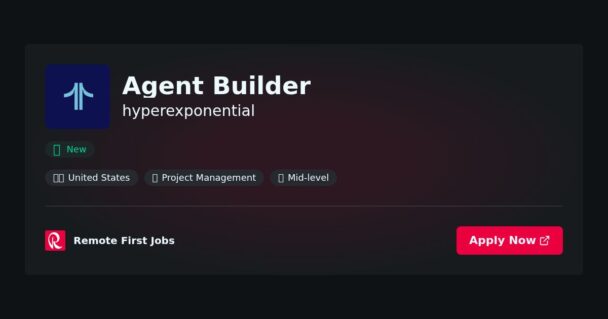 Agent Builder at hyperexponential Jobs | Skills & Interview Guide Agent Builder at hyperexponential Jobs | Skills & Interview Guide