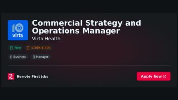 Commercial Strategy and Operations Manager at Virta Health Jobs | Skills & Interview Guide