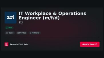 IT Workplace & Operations Engineer (m/f/d) at Zoi Jobs | Skills & Interview Guide