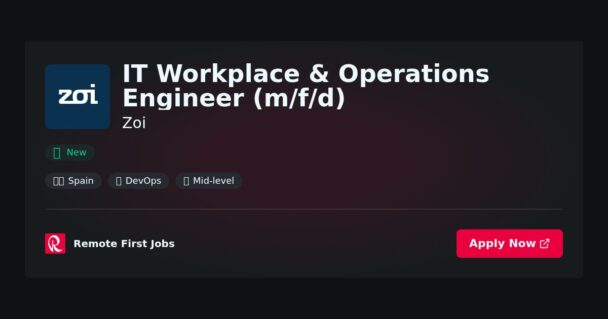IT Workplace & Operations Engineer (m/f/d) at Zoi Jobs | Skills & Interview Guide
