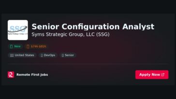 Senior Configuration Analyst at Syms Strategic Group, LLC (SSG) Jobs | Skills & Interview Guide