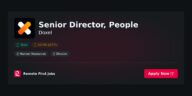 Senior Director, People at Doxel Jobs | Skills & Interview Guide
