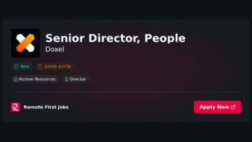 Senior Director, People at Doxel Jobs | Skills & Interview Guide