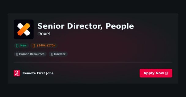 Senior Director, People at Doxel Jobs | Skills & Interview Guide Senior Director, People at Doxel Jobs | Skills & Interview Guide