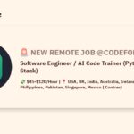Software Engineer / AI Code Trainer (Python, Web, Full Stack) Jobs | Skills & Interview Guide